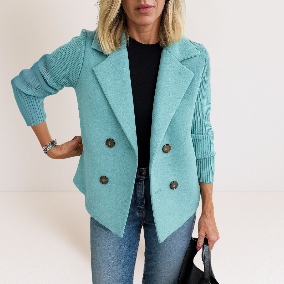 Cenice™ Knit Sleeve Blazer