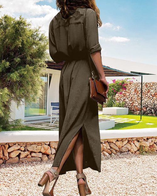 Aluka | Sophisticated Shirt Dress