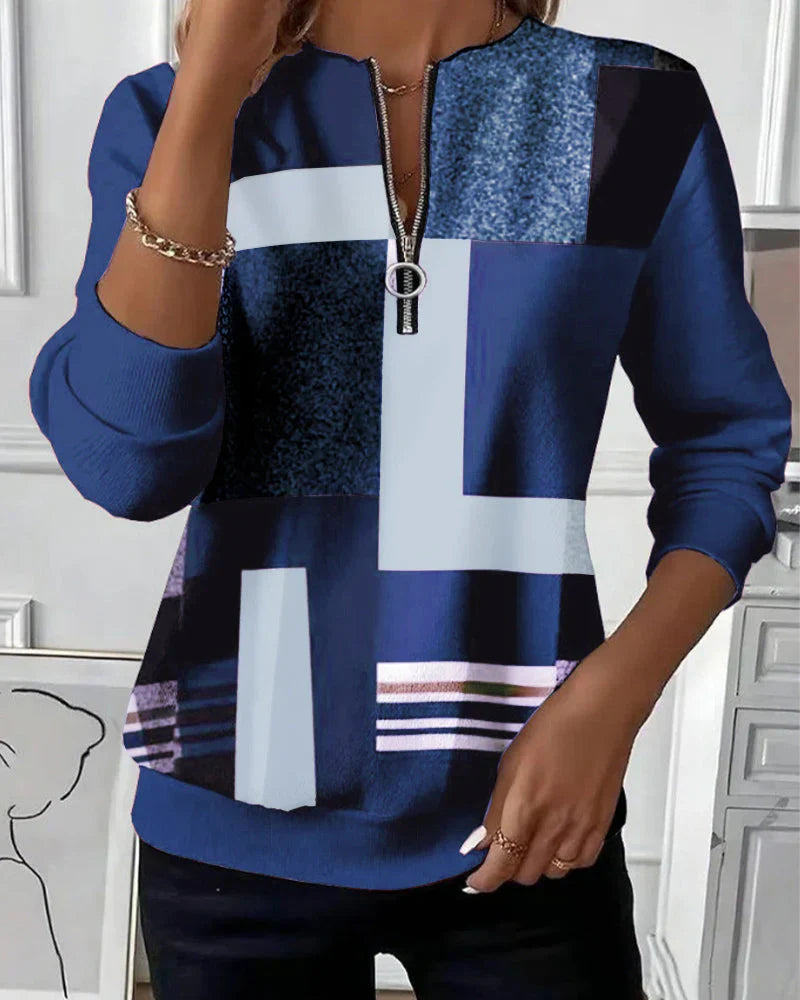 Velstine™ | Knitted Zip-Up Sweater