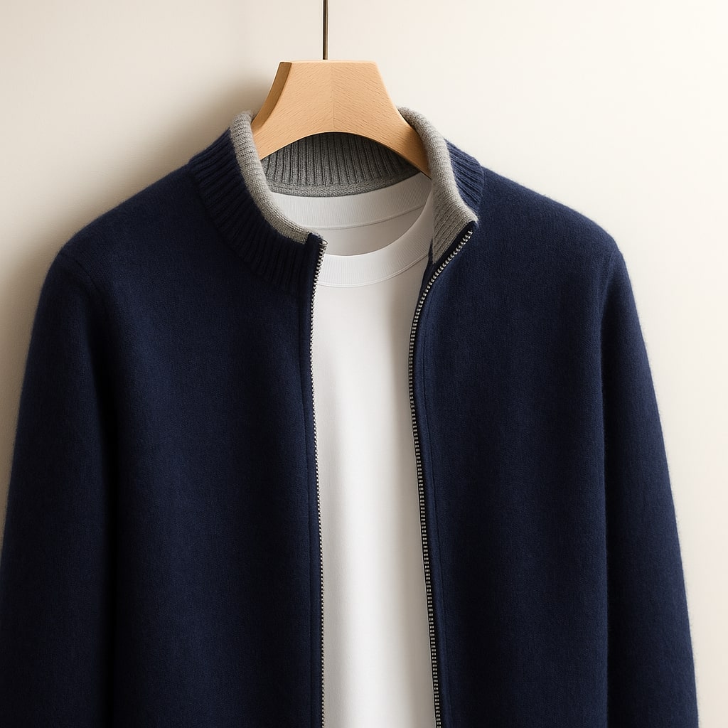 Noel | Knitted Jacket With Zip