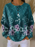 Nora | Sweater with Floral colour Pattern