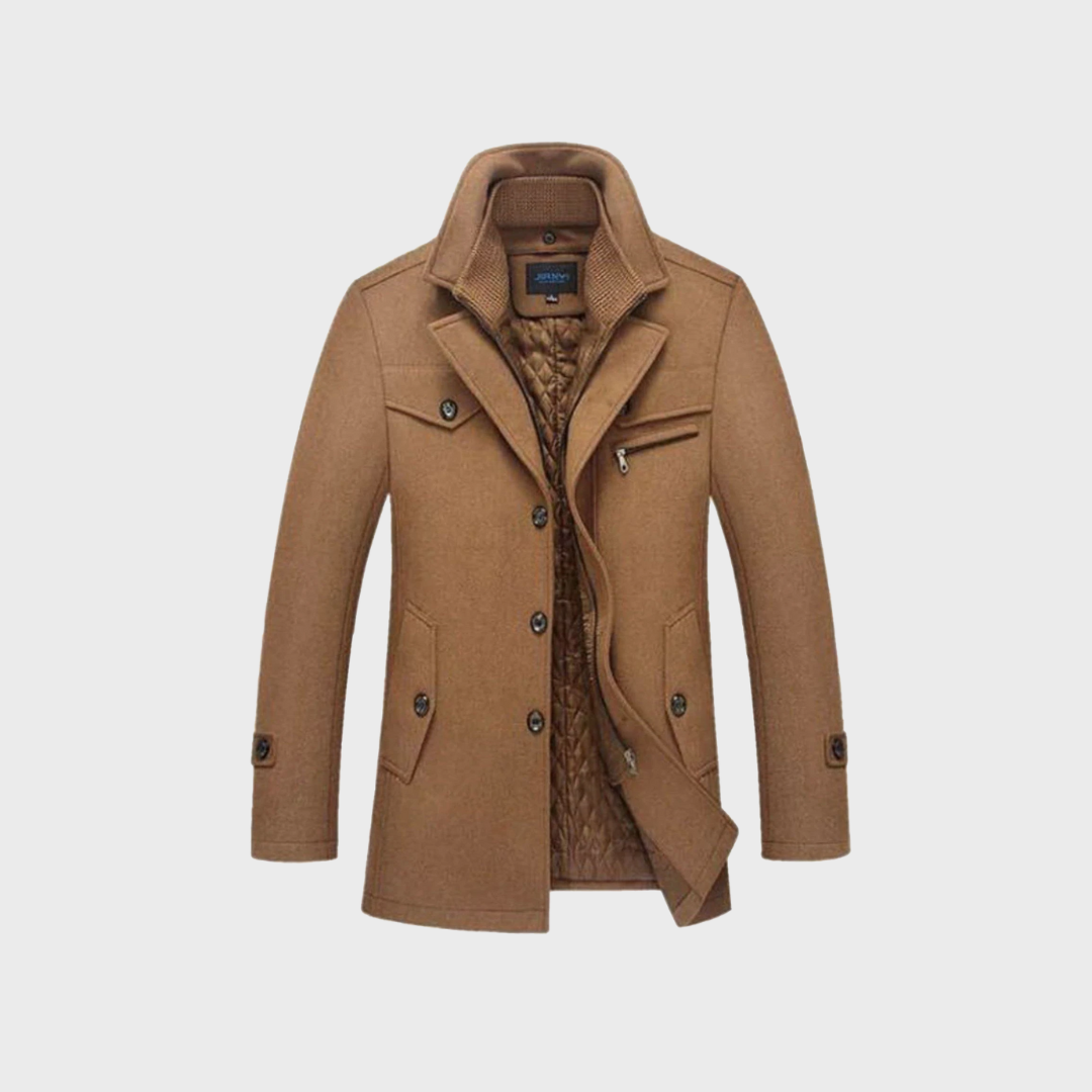 Raphael | Classic Wool Peacoat