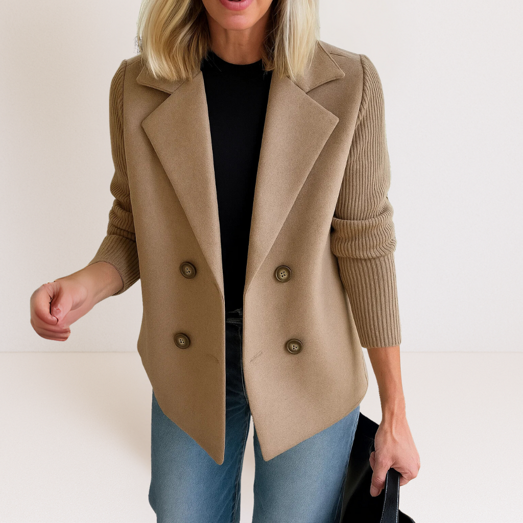 Cenice™ Knit Sleeve Blazer