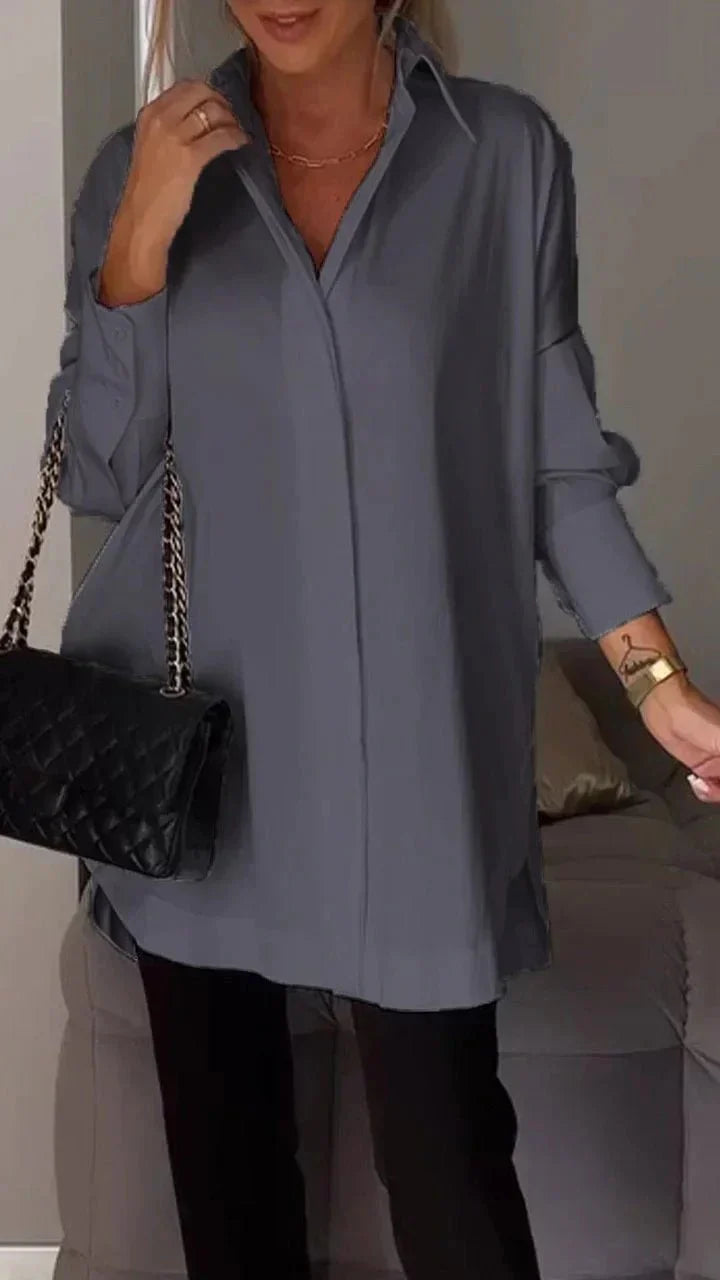 Carlamo | Oversized Button-Up Shirt