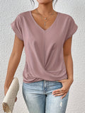 CLEO | CASUAL SWEETHEART NECK T-SHIRT
