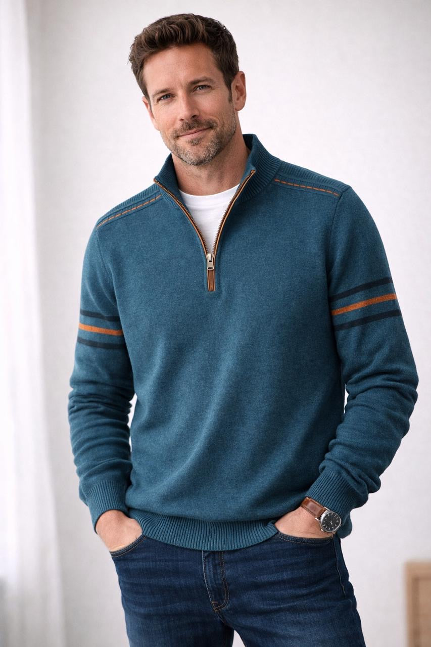 Lewis | Modern Half-Zip Sweater Ease