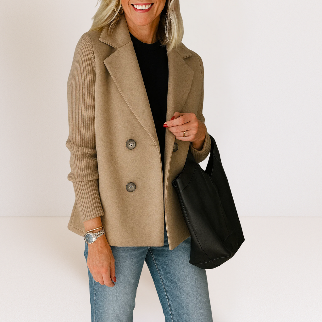 Cenice™ Knit Sleeve Blazer
