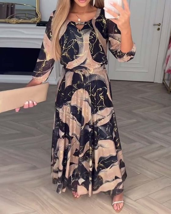 Cornelia™ Elegant Chiffon Dress