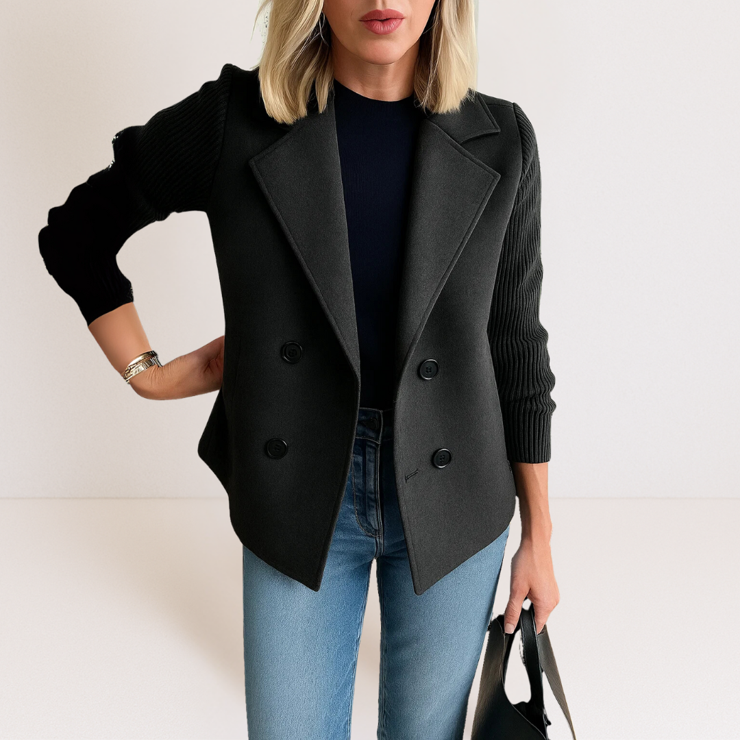Cenice™ Knit Sleeve Blazer