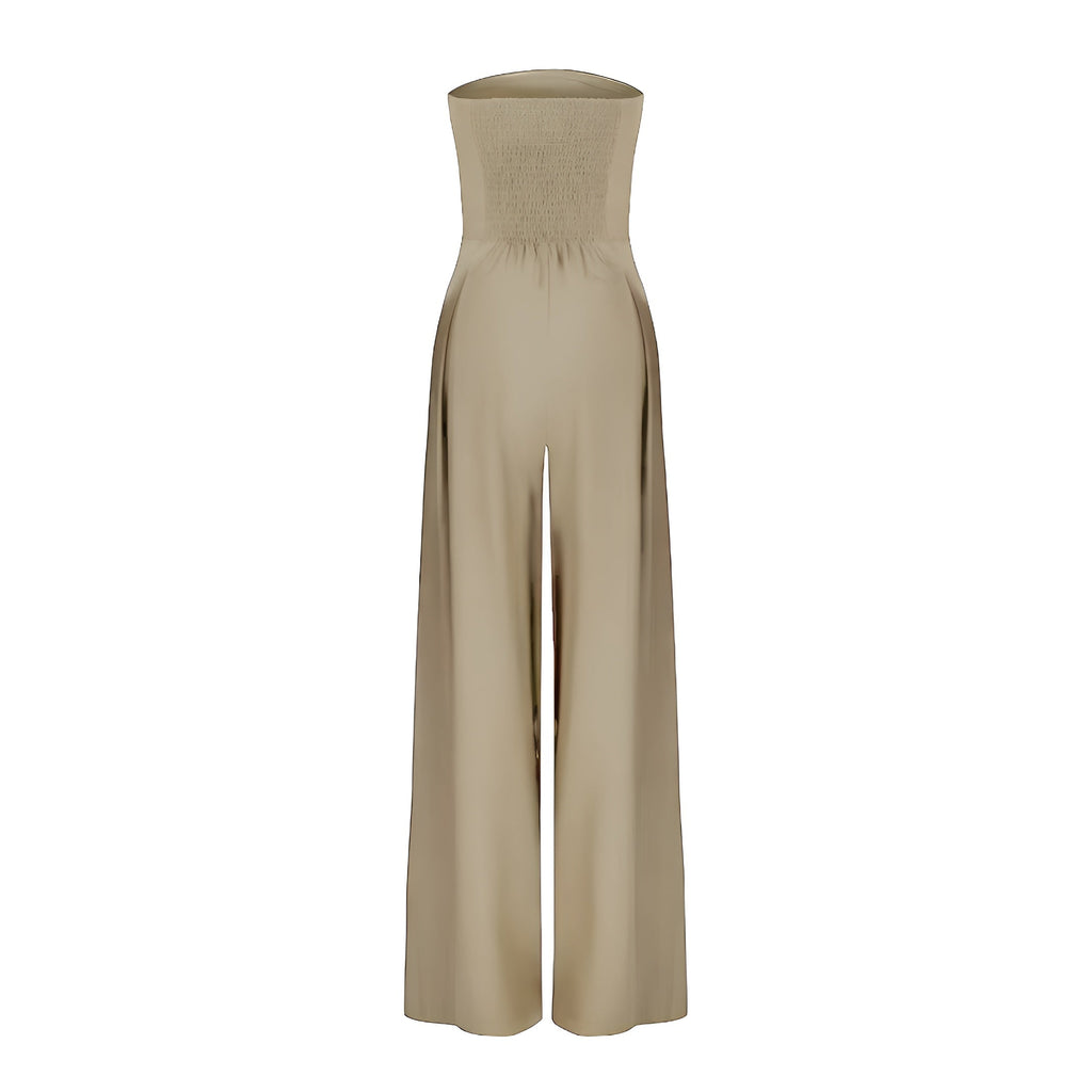 Linda | Strapless Wide-Leg Jumpsuit