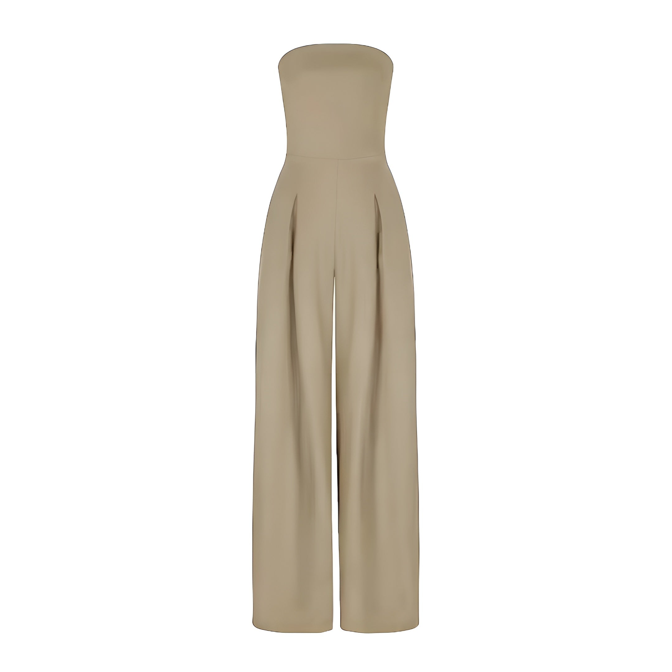 Linda | Strapless Wide-Leg Jumpsuit