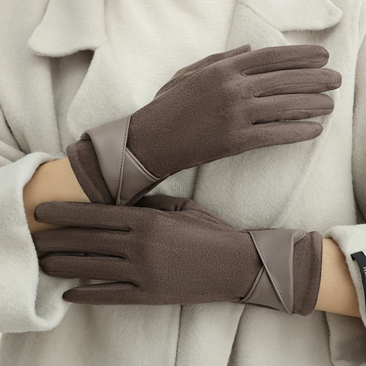 Alba Suede Touch Gloves