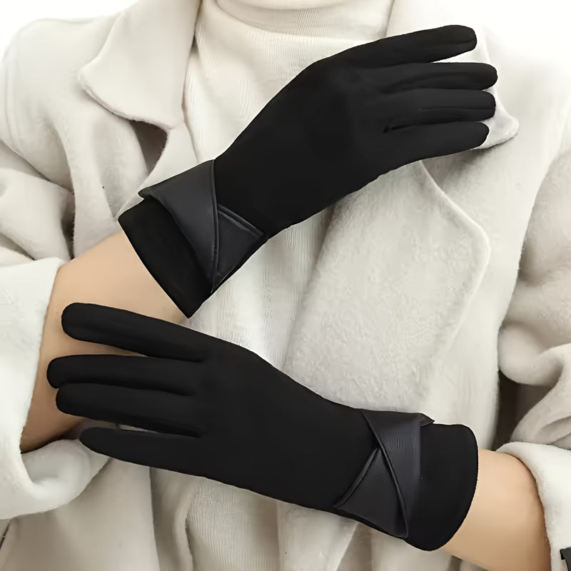 Alba Suede Touch Gloves