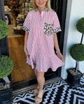 Zariyah | Striped Safari Charm Dress
