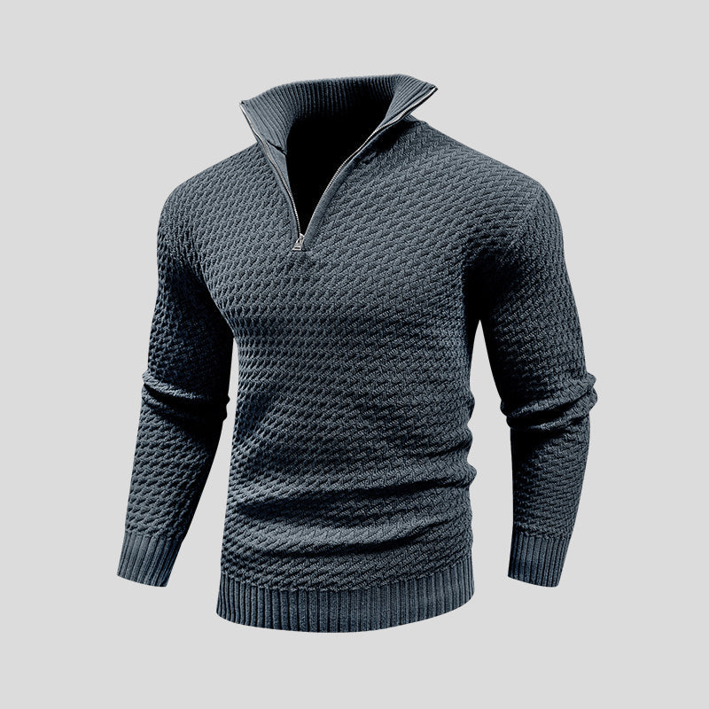 Arlo | Textured Zip-Up Sweater
