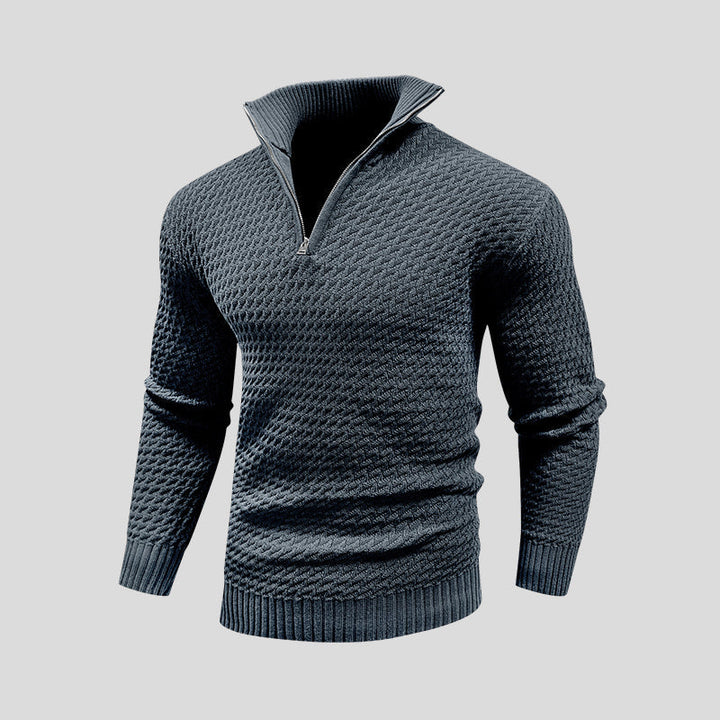 Arlo | Textured Zip-Up Sweater