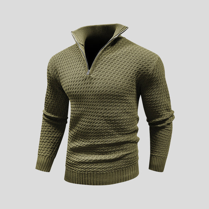 Arlo | Textured Zip-Up Sweater