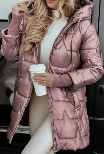 Virelle™ | Luxe Hooded Puffer Jacket