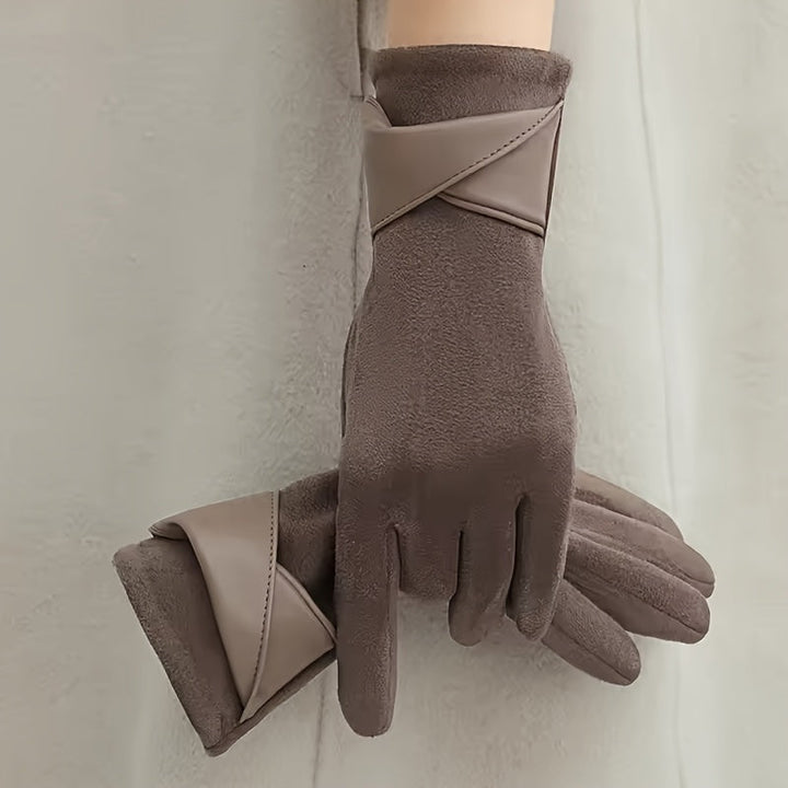 Alba Suede Touch Gloves