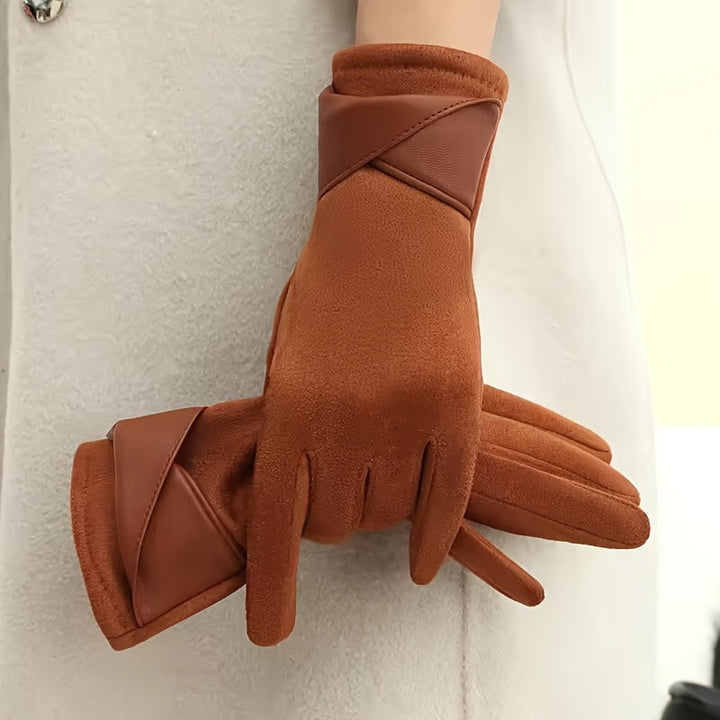 Alba Suede Touch Gloves