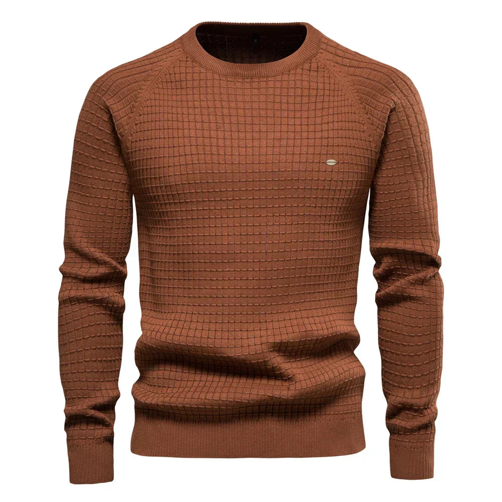 Heath | Men's Sweater With Diamond Pattern