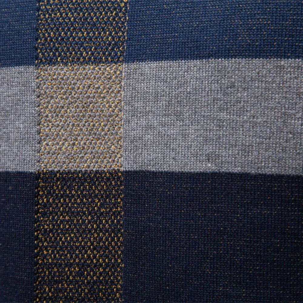 Neville | Men's Knitted Sweater With Diamond Design