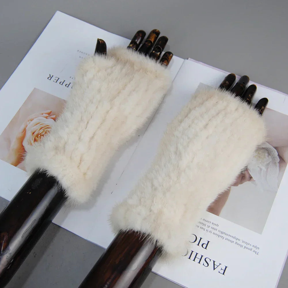 Liora™ | Mink Fur Gloves