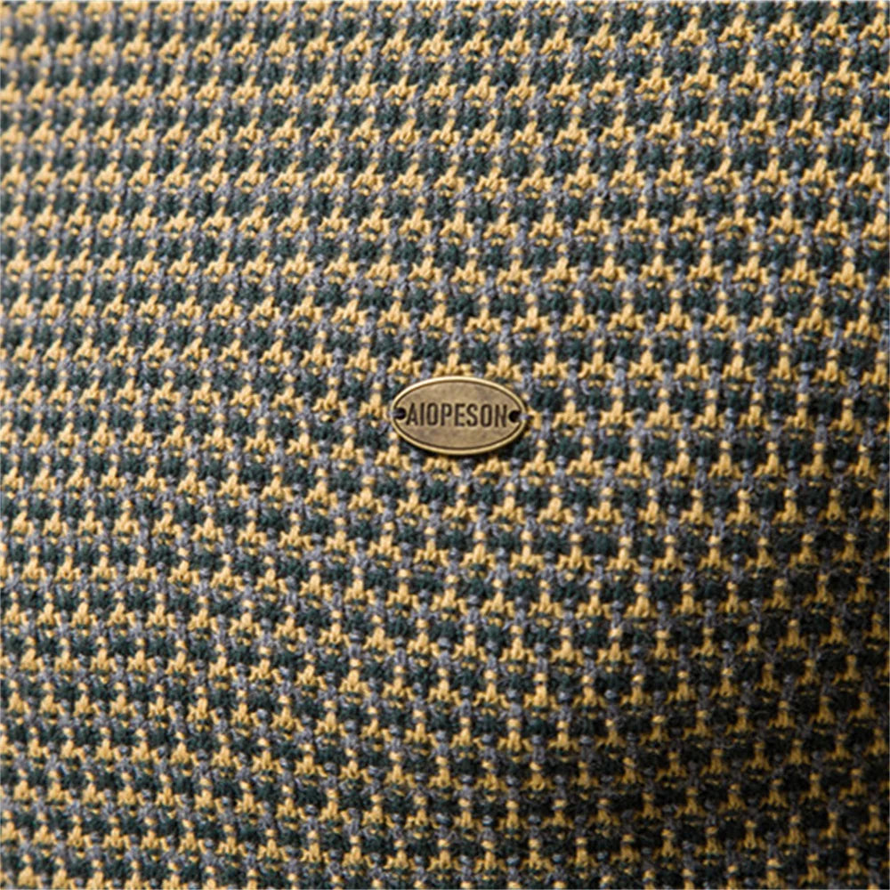 Hayden | Men's Sweater With Checkered Pattern