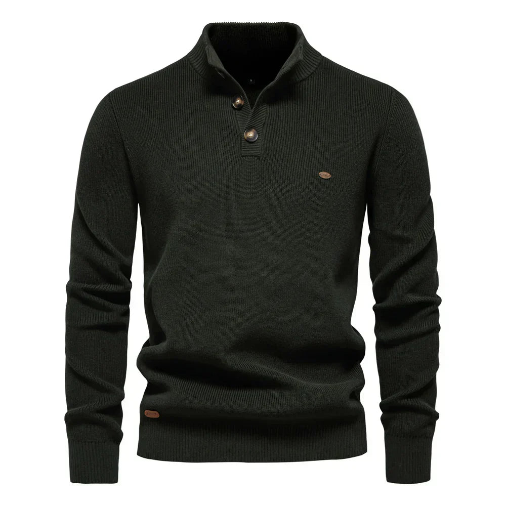 Leopold | Stylish Men's Sweater With Button Design