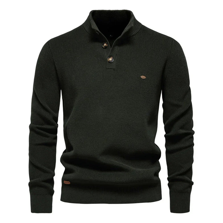 Leopold | Stylish Men's Sweater With Button Design