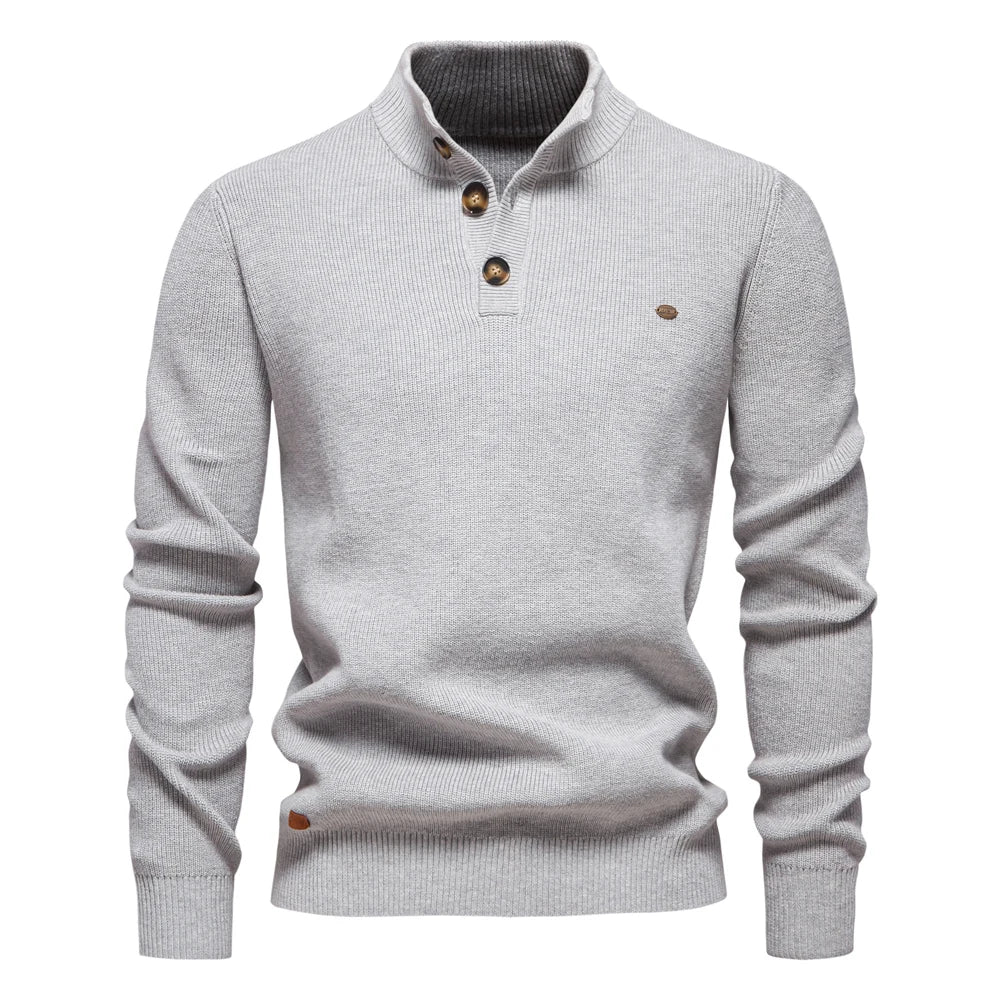 Leopold | Stylish Men's Sweater With Button Design