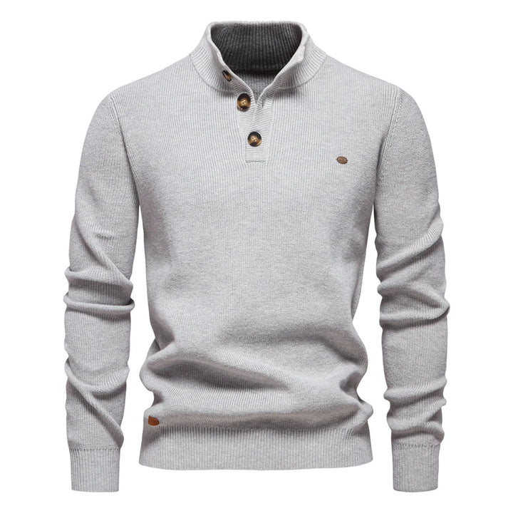 Leopold | Stylish Men's Sweater With Button Design
