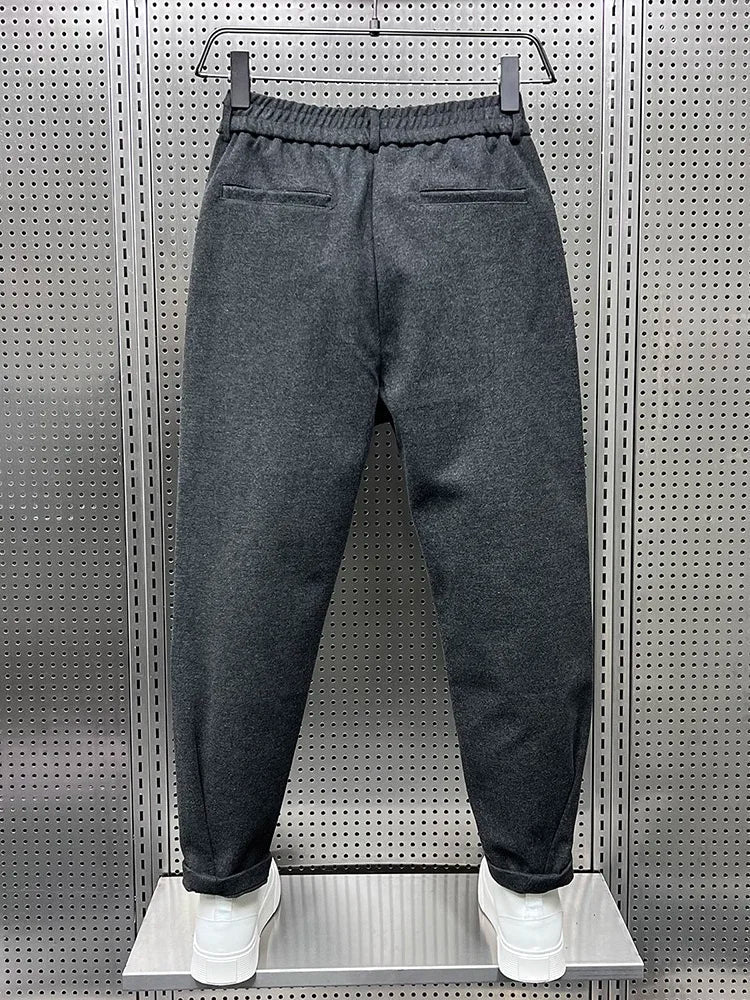 Matthew | Classic Textured-Look Pants