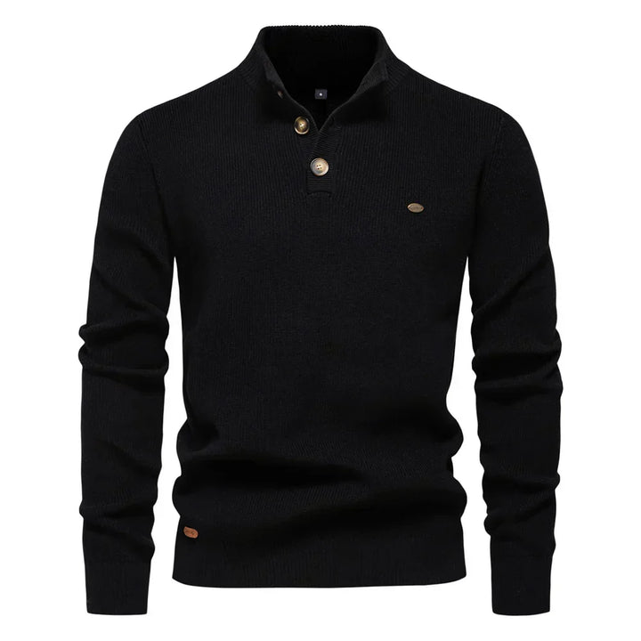 Leopold | Stylish Men's Sweater With Button Design