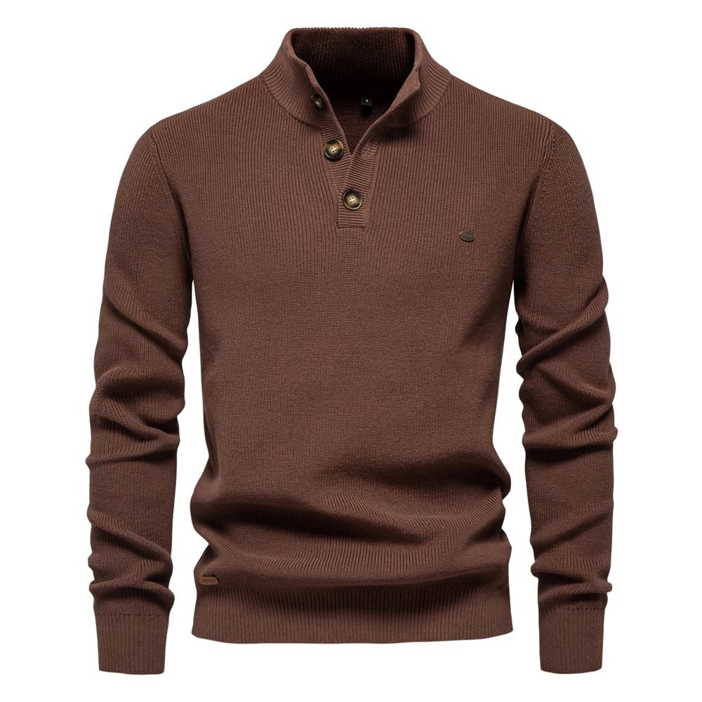Leopold | Stylish Men's Sweater With Button Design