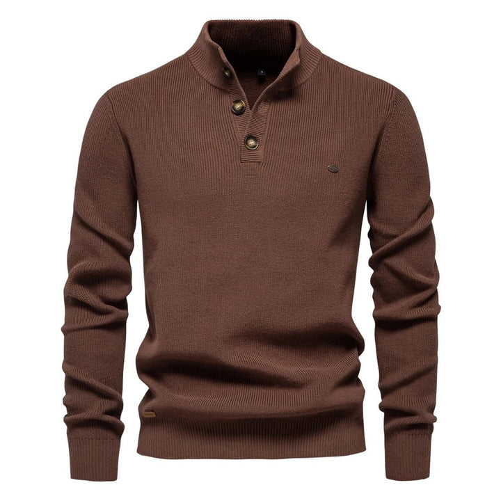 Leopold | Stylish Men's Sweater With Button Design