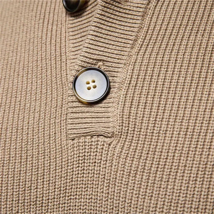 Leopold | Stylish Men's Sweater With Button Design