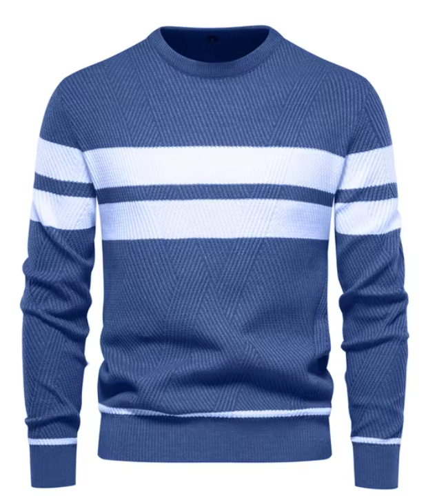 Callum | Stylish Men's Sweater With Herringbone Pattern
