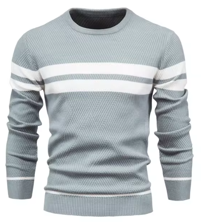 Callum | Stylish Men's Sweater With Herringbone Pattern