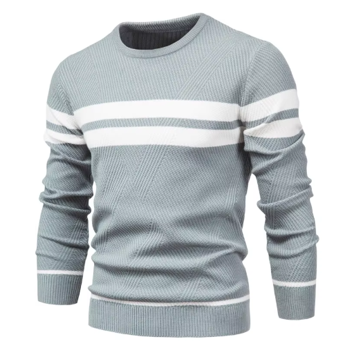 Callum | Stylish Men's Sweater With Herringbone Pattern