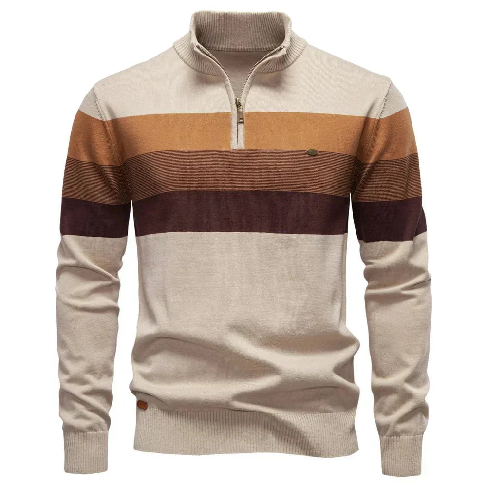 Zephyr | Stylish Sweater With Stand-Up Collar