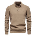 Aaron | Men's Sweater With Button Design