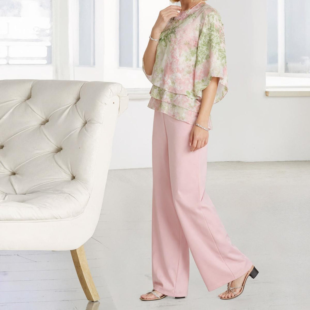 ROSELYN | FLORAL CHIFFON TWO-PIECE SET