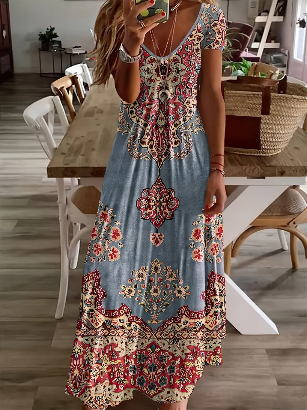 Nancy | Artistic Tummy-Flattering Dress