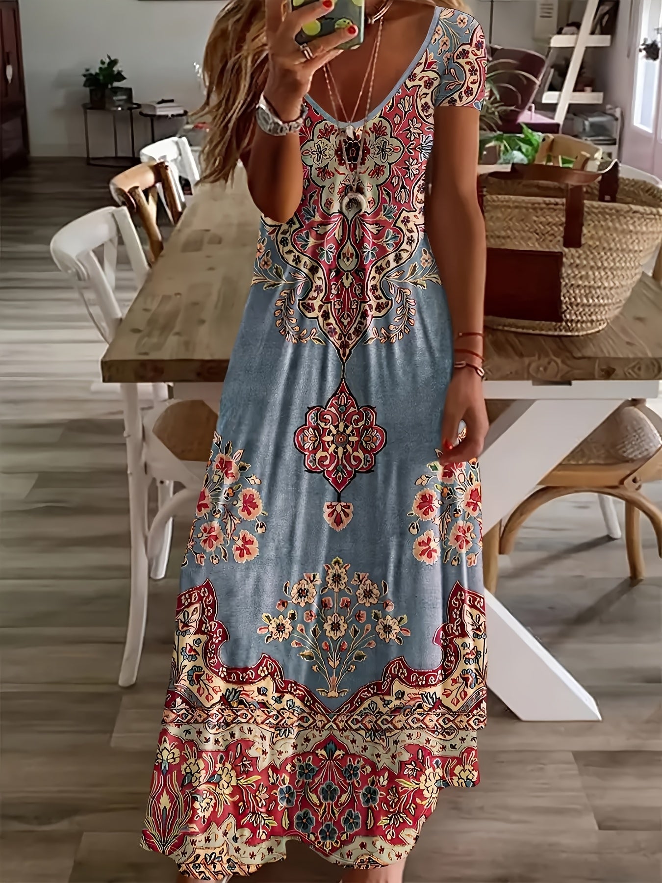 Nancy | Artistic Tummy-Flattering Dress