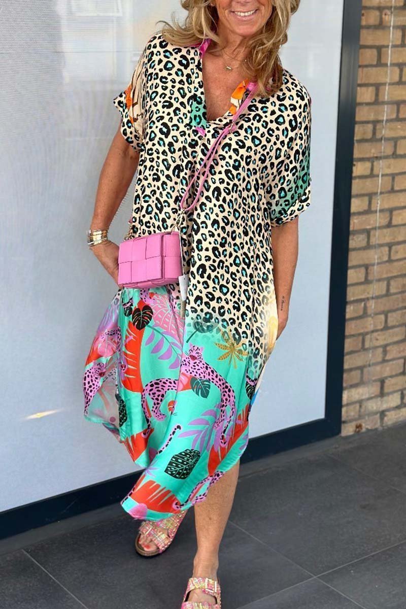 Zella | Casual Leopard Print Dress