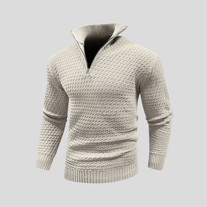 Arlo | Textured Zip-Up Sweater