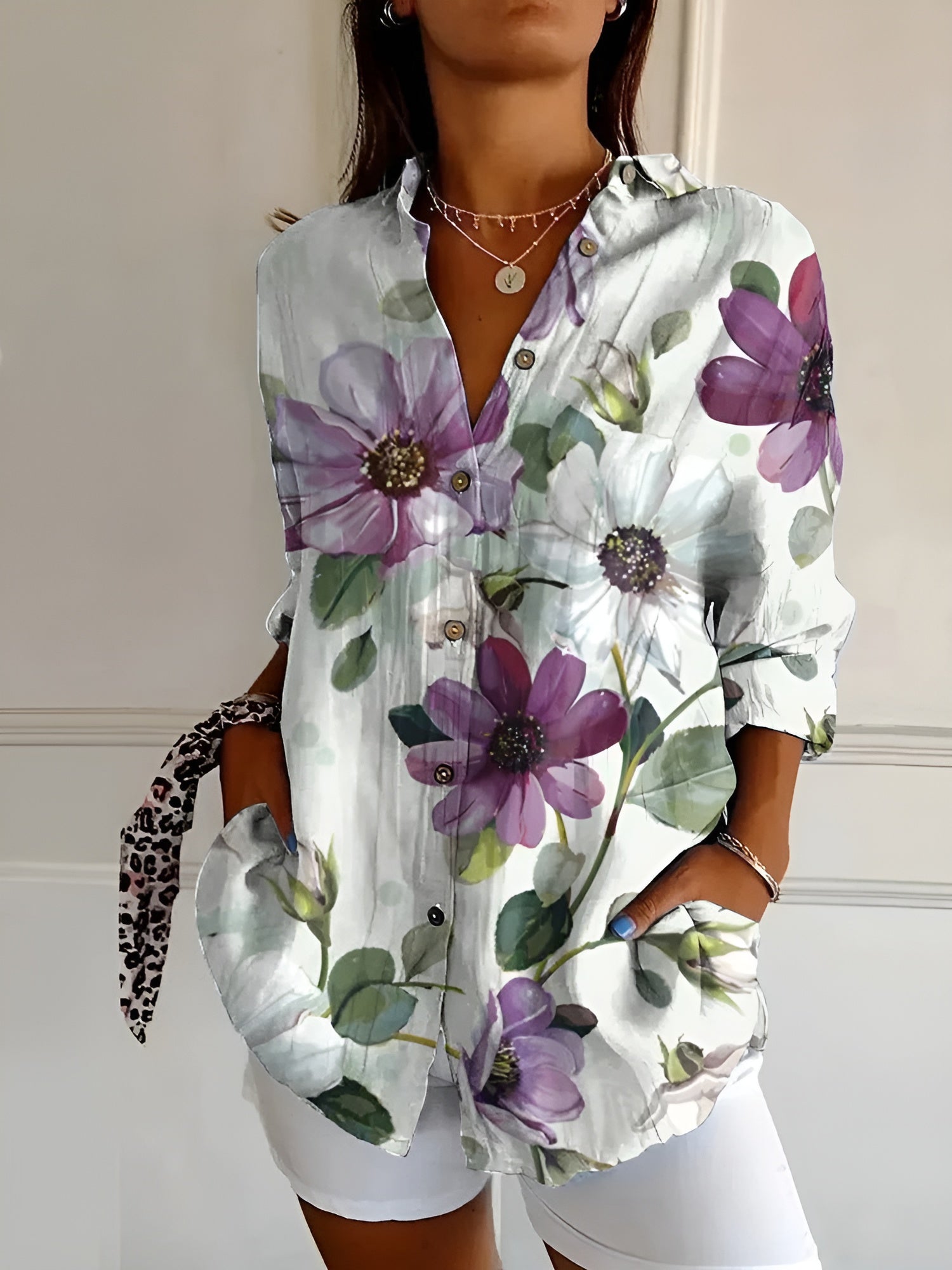 Maia | Floral Comfort Blouse